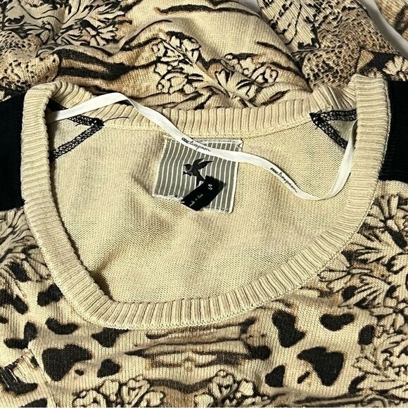ONE Teaspoon Knit Animal Print Leopard / Tiger Sweater - Picture 5 of 11